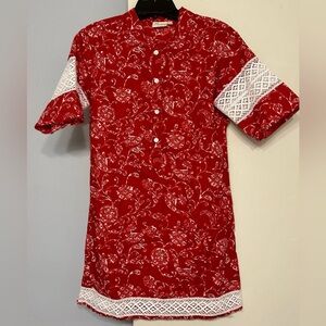 Julia Amory Red Floral dress